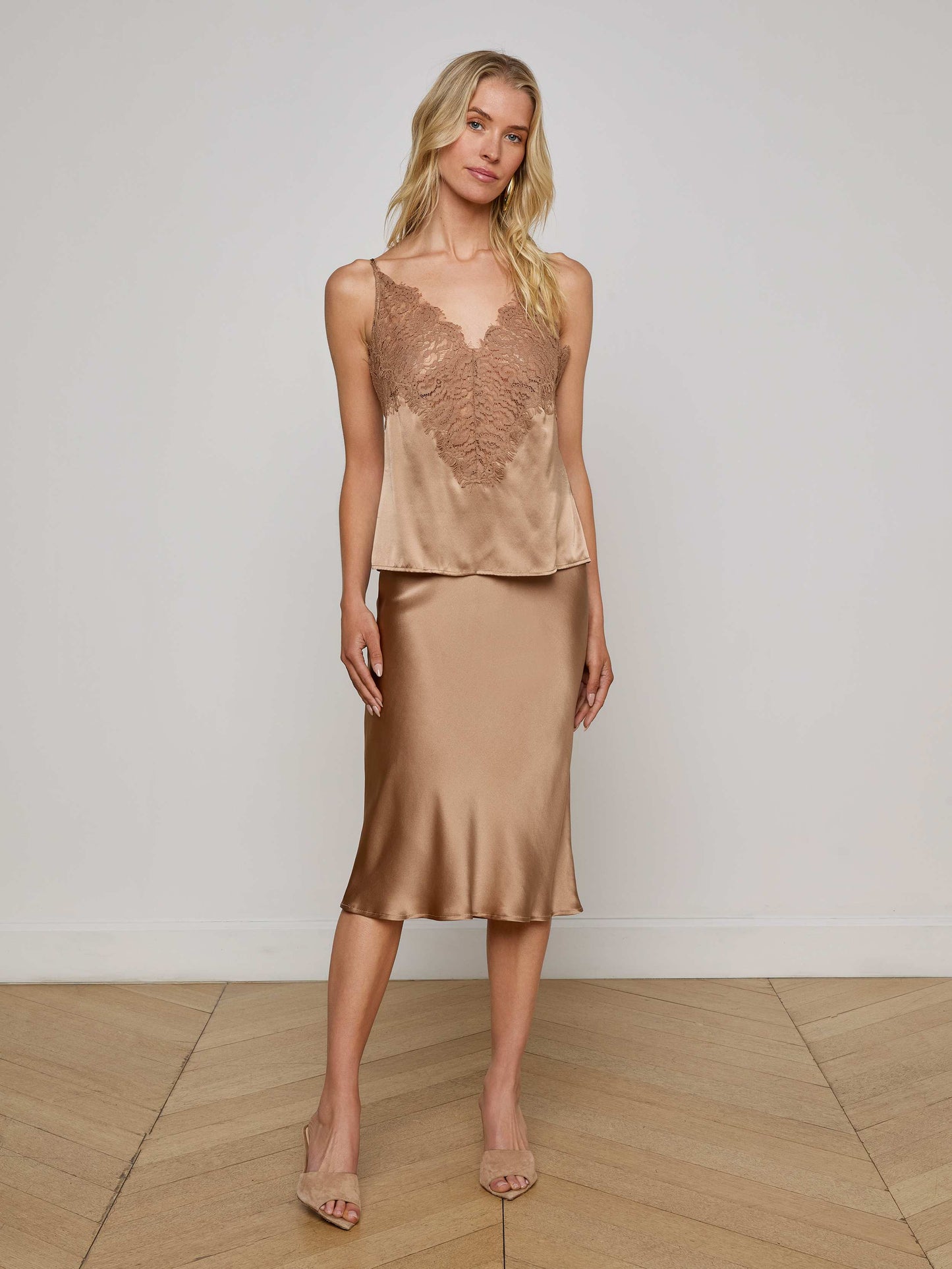 Priya Silk Lace Camisole