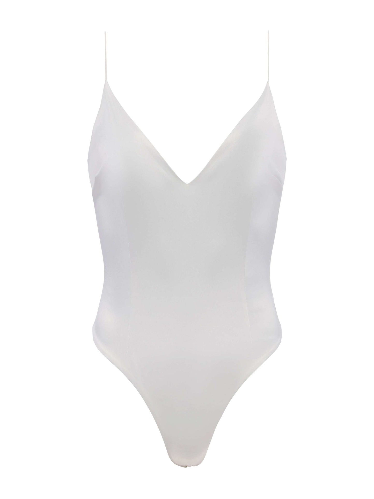 Dara Stretch Satin Bodysuit