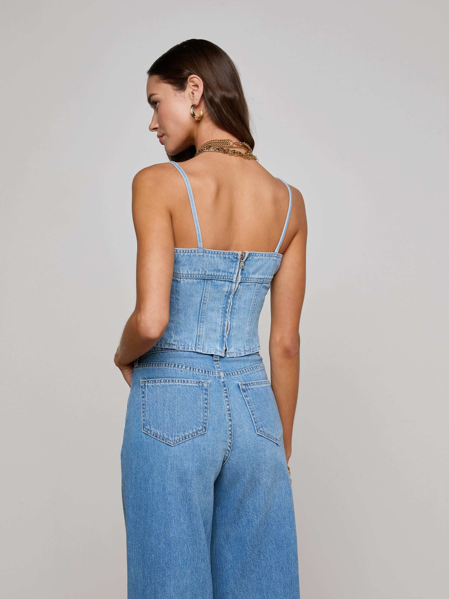 Arlin Denim Tank